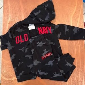 Old Navy Matching Joggers & Zip Up Hoodie